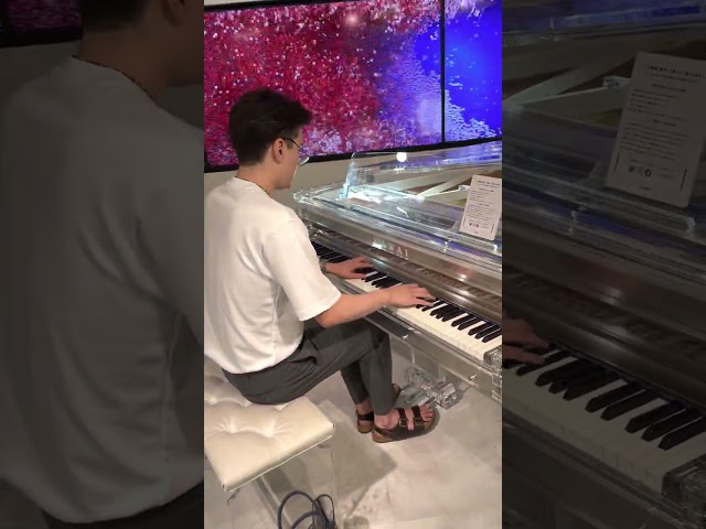 A Crystal Piano in Japan!! 🔮✨🪩