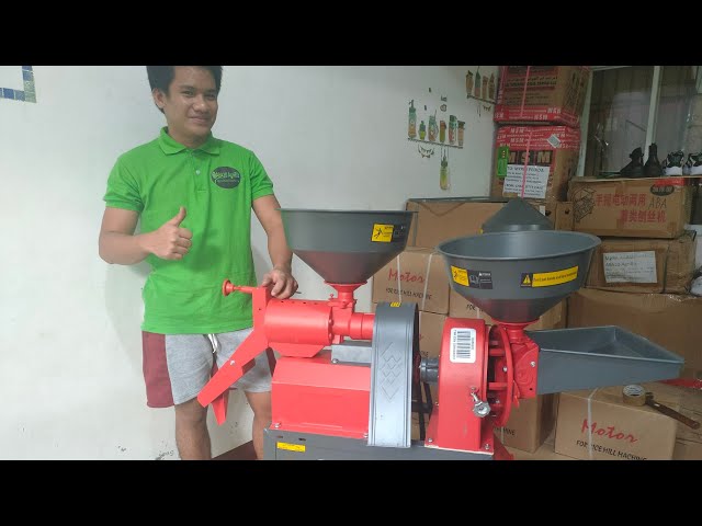 COMBINED RICE MILL WITH GRINDER AND PULVERIZER SET UP GUIDE