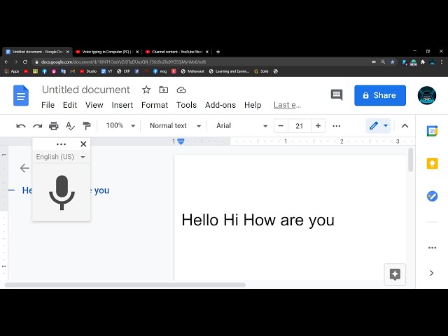 Voice typing in Computer (PC) | All language supported