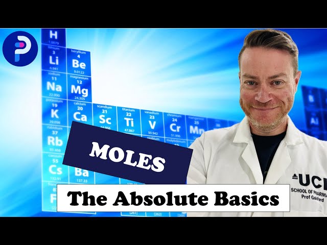 Moles in chemistry - explained clearly!