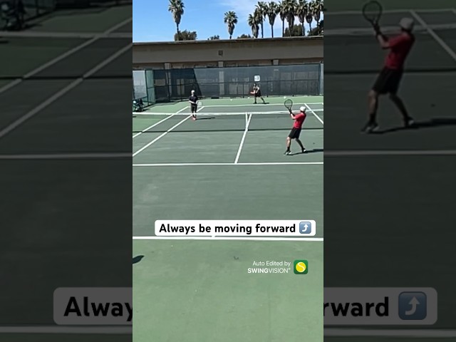 Active hands at the net | USTA 4.0 tennis doubles