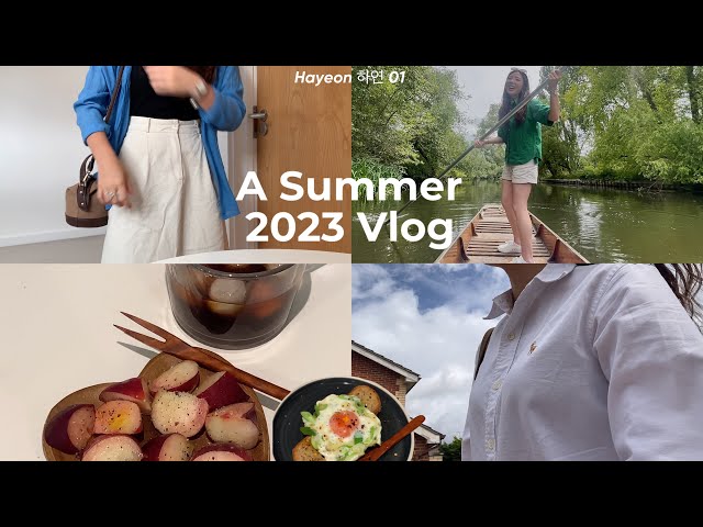Punting disaster, a trip to the childhood neighbourhood n flat peaches | A Summer 2023 Vlog