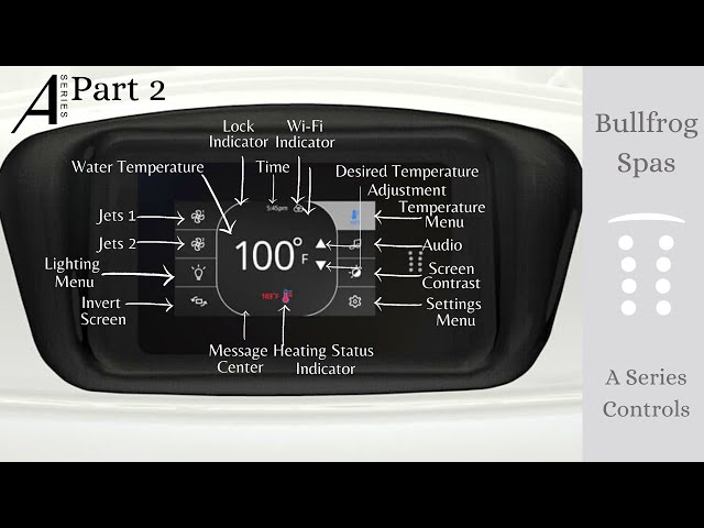 Bullfrog Spas- A, M, and Stil Series Controls- Part 2- Lighting and Temperature