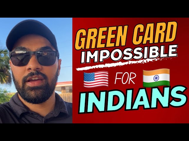 Green Card after Master/PHD in USA | 1.2 Million Indians in Backlog-195 yrs to get Green Card in USA