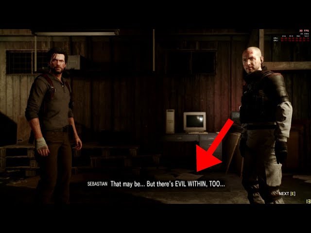 The Evil Within 2 - Funny Easter Egg - META (NO SPOILERS!)