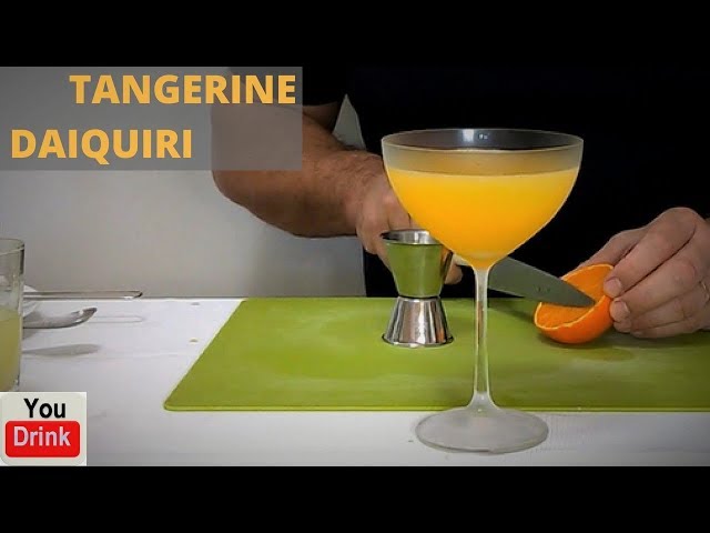 Receita de Daiquiri - Tangerine Daiquiri - Como fazer Daiquiri