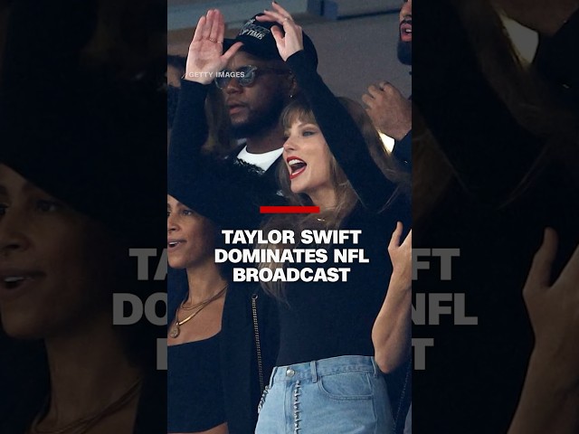 Taylor Swift dominates NFL broadcast