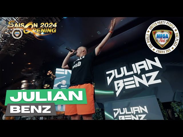Julian Benz mit Malle Bird beim Opening 2024 im Megapark 💯
