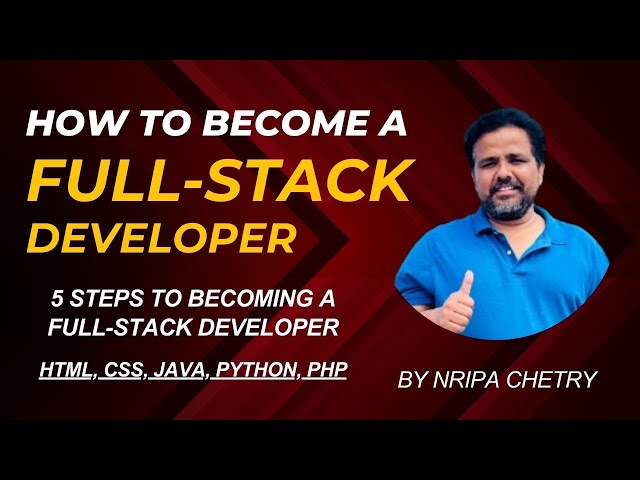 How to become Full Stack developer(Step by Step Guide)