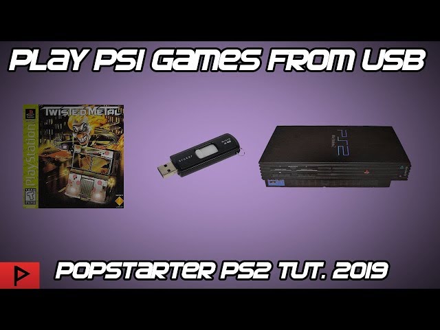 Play PS1 Games From PS2 USB Using Popstarter and OPL Tutorial (2019)