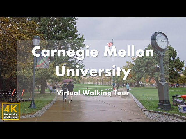 Carnegie Mellon University (CMU) - Virtual Walking Tour [4k 60fps]