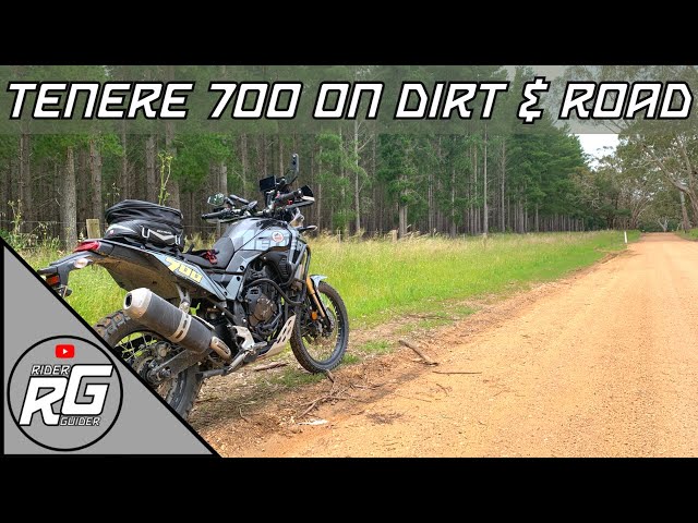 DIRT AND ROAD ON THE YAMAHA TENERE 700 USING A INSTA 360 CAMERA