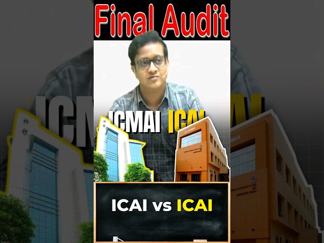 ICAI vs ICAI | Siddharth Agarwal Audit