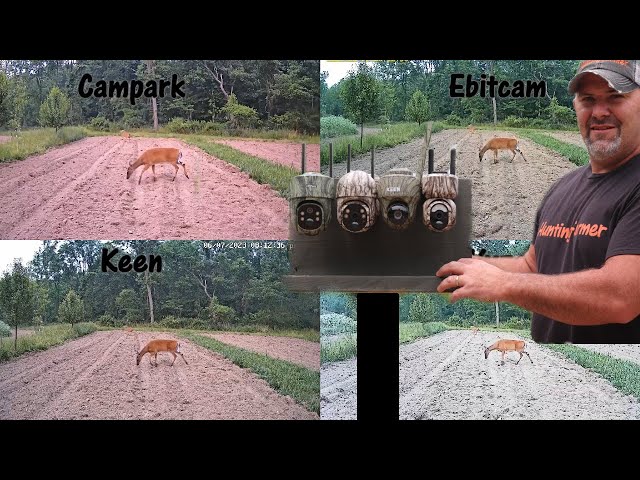 4G Pan Tilt Cam Side by Side Comparision: Keen Ranger PT VS Ebitcam S40 VS Campark TC18 VS Vyze-Link