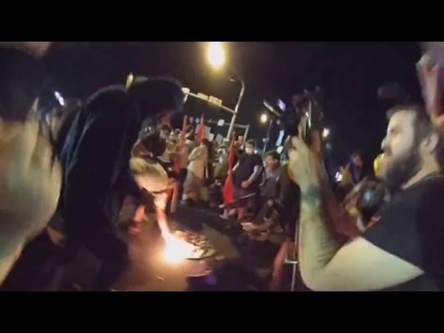 360 Degree Video: Protestors At DNC