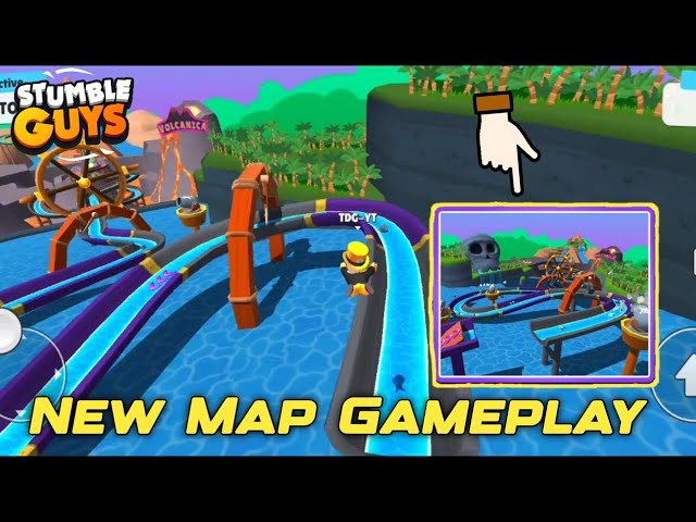 New Map SUPER WATERPARK Gameplay - Stumble Guys 0.56 update