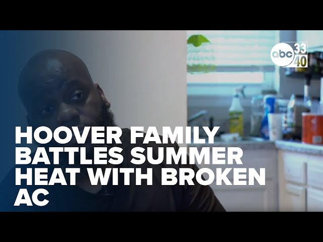 Hoover family battles summer heat with broken AC