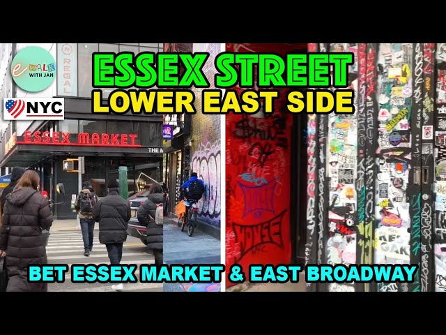 💖 NYC Walk [HD]: Walking along Essex Street in the Lower East Side, Bet Essex Market & East Broadway