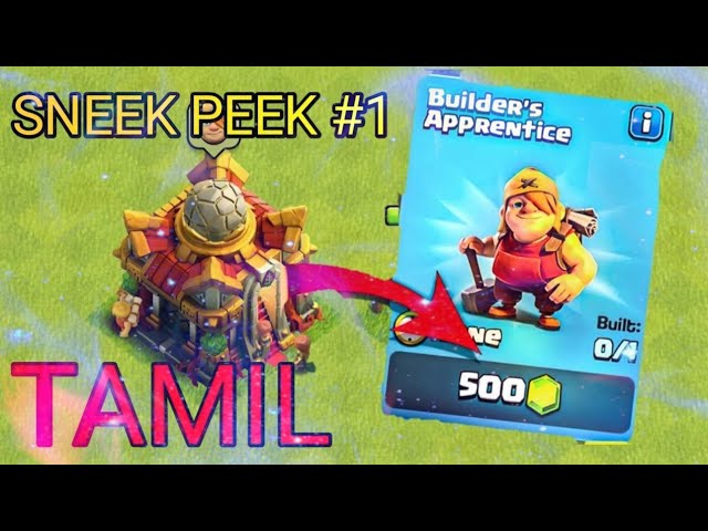 NEW BUILDER Apprentice | HARD MODE | COST AND TIME REDUCTION | IN TAMIL @gamingwithtom2606 #coc