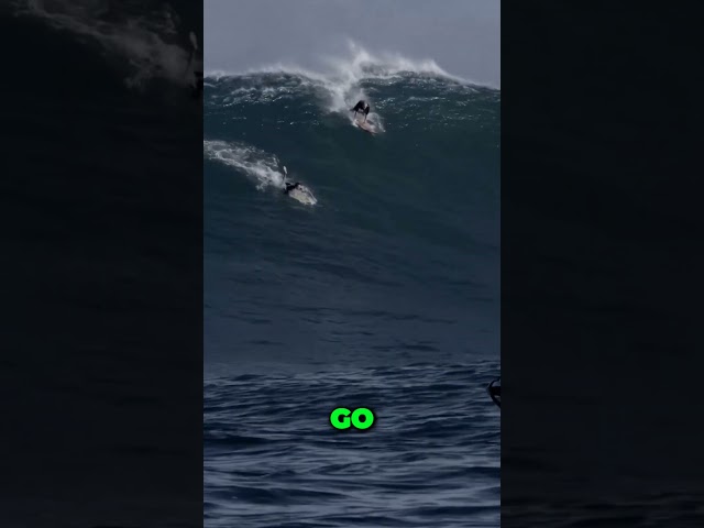 Mastering Big Drops on Giant Waves
