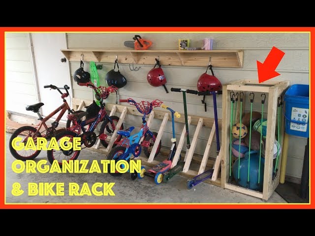 Garage Organization and Bike Rack