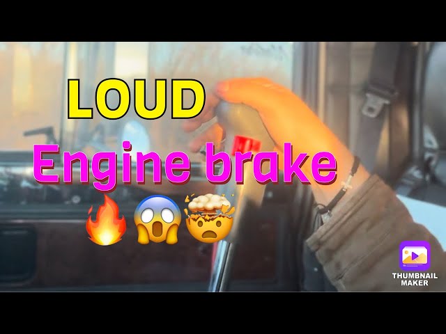 Loud Jake brake/ engine brake - (loud peterbilt)