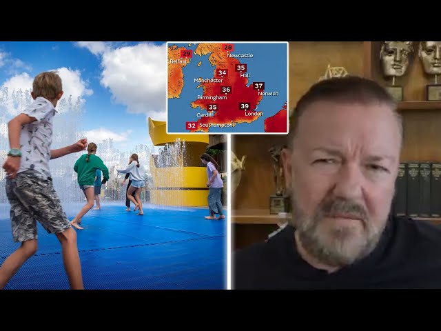 We're Finally Getting The First British Heatwave This Year - Ricky Gervais