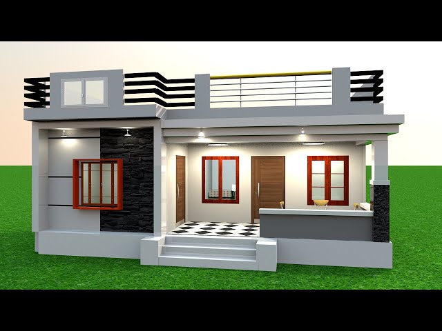 30 By 20 House design in 3D , 600 SQFT Ghar ka naksha , 30 By 20 Feet Home Design