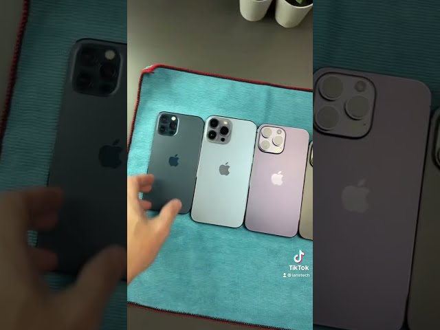 iPhone Color Comparison 🟣🔵⚫️