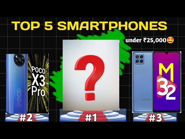 Top 5 Smartphones Under ₹25,000 🤩 || Tech Galaxy