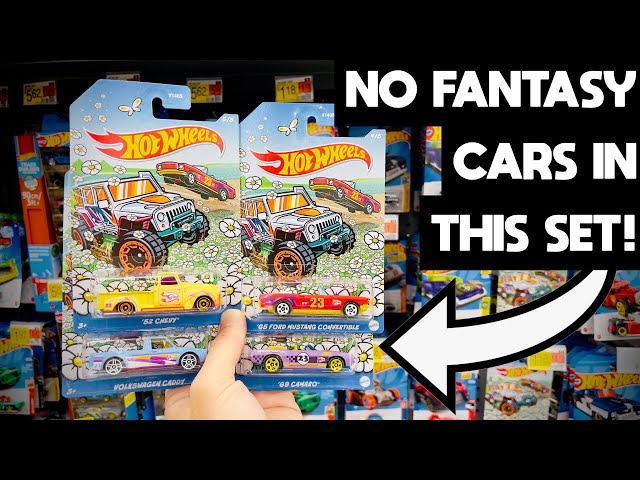 NEW 2023 HOT WHEELS SPRING SET AT WALMART! I FOUND THE NEW HELLO KITTY NISSAN GTR R35! SHOW AND TELL