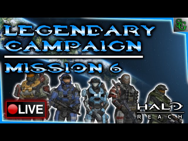 Halo MCC - Reach Legendary Campaign Playthrough w/ Timid, Spoky & Lady - Long Night of Solace