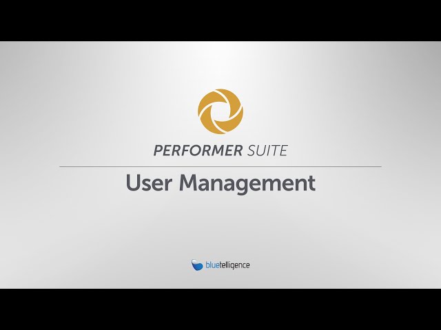 Admin Training: User Management