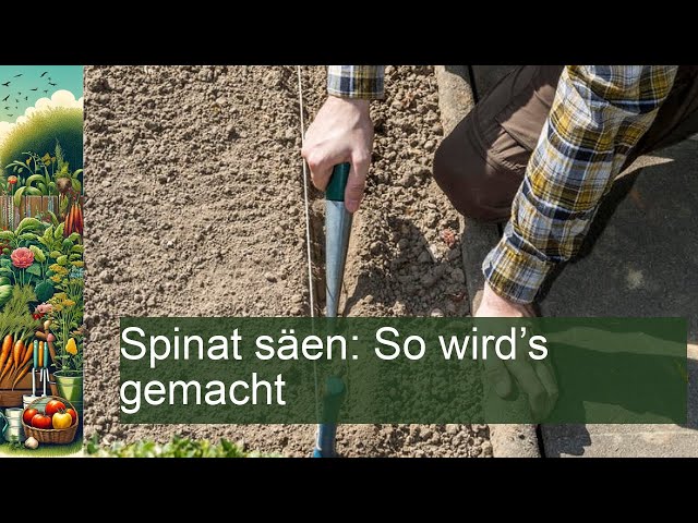 Spinat säen: So wird’s gemacht