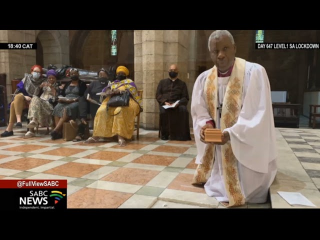 Archbishop Emeritus Desmond Tutu's ashes interred at St. George's Cathedral