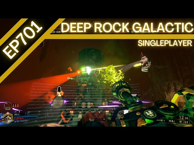 Let's Play Deep Rock Galactic (BLIND) - Episode 701 [Solo]