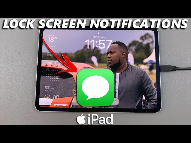 How To Show Text Message Notification Contents On iPad Lock Screen
