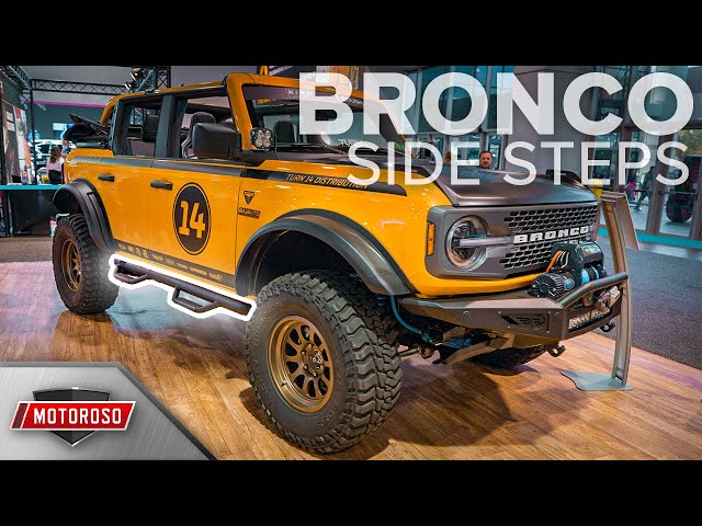 All Side Step Options for the New '21+ Ford Bronco we found at SEMA '21