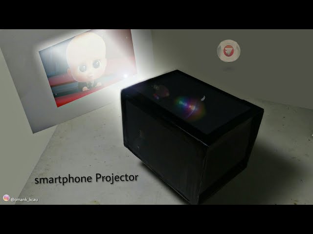 how to make smartphone projector at home