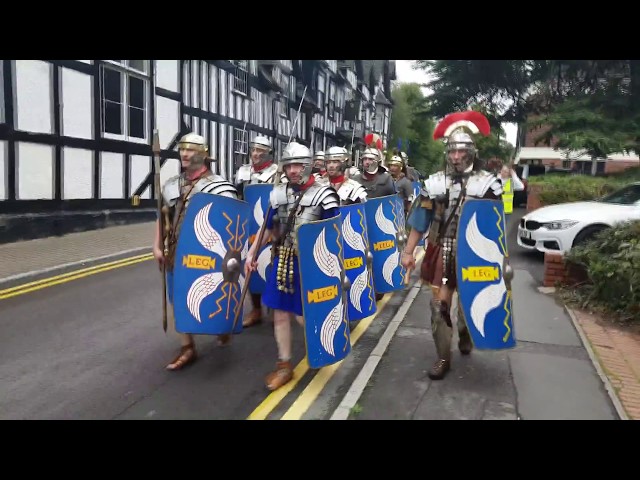 Roman soldiers on the march