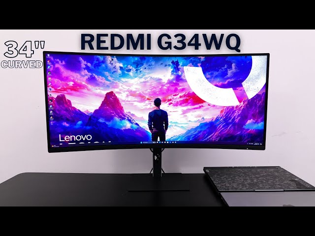 Redmi G34WQ Monitor Unboxing and  Review