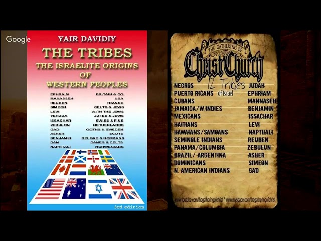 Who Created The False 12 Tribes Chart   Yair Davidy or ABBA BIVENS