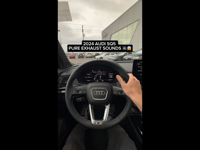 Take a listen to the pure exhaust sounds of the 2024 Audi SQ5!
