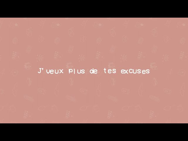 Louane - Les excuses (Lyrics Video)