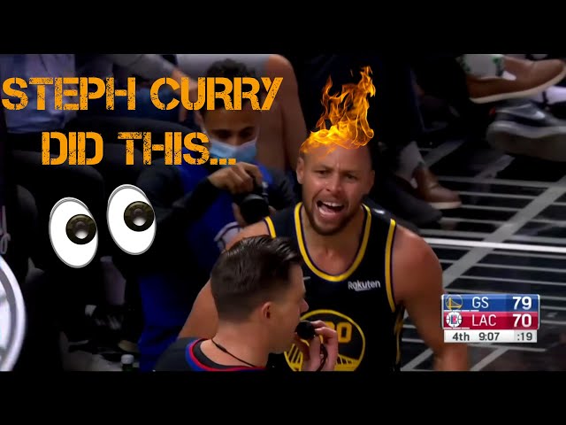 DON'T make Steph Curry ANGRY...My guy T'd up the ref! (Highlight Sequence)