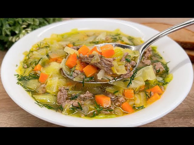 If you have minced meat, prepare this simple and delicious soup!.Top 5 soups with minced meat!
