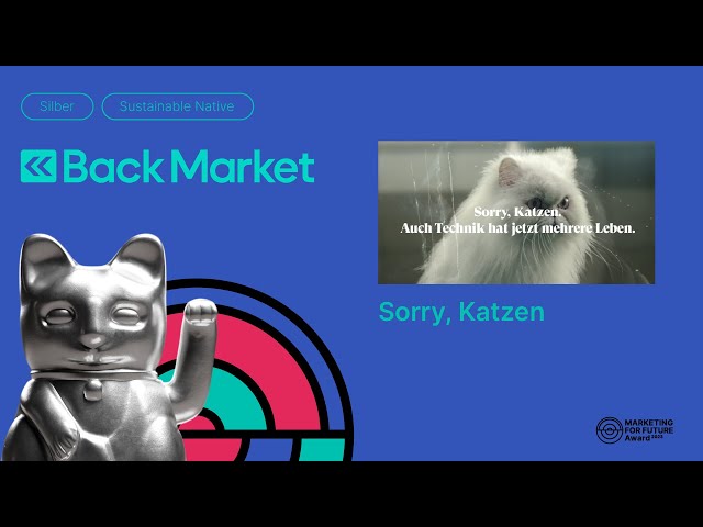 Sorry, Katzen | Marketing for Future Award 2023