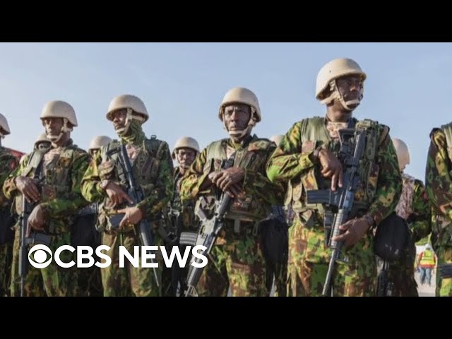 Foreign police led by Kenyan forces in Haiti to curb gang violence