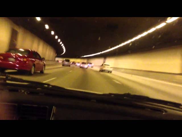 Ferrari 348 Tunnel Run With Custom Exhaust