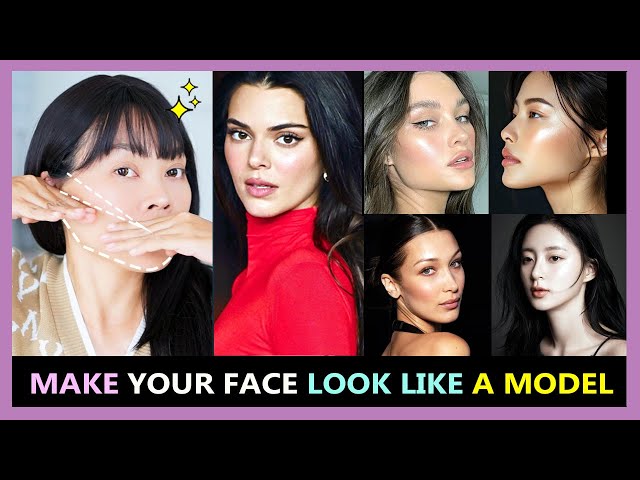How to Make Your Face Look Like a Model + Get Perfect Side Profile |  FACE DAILY EXERCISE